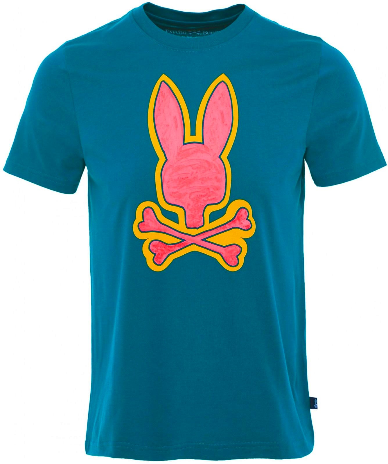 Polo Psycho Bunny Turquesa -  logo clásico