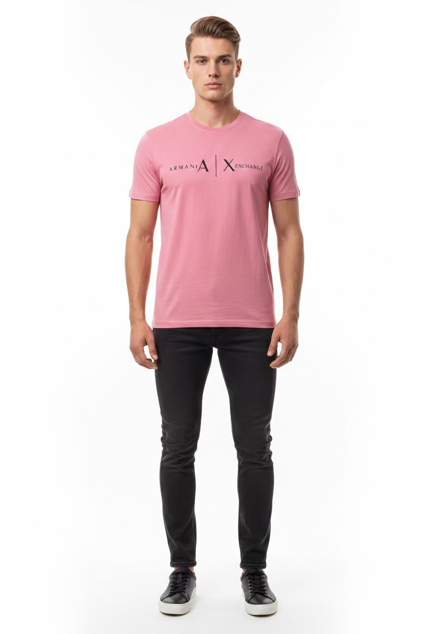 Armani Exchange polo - rosado