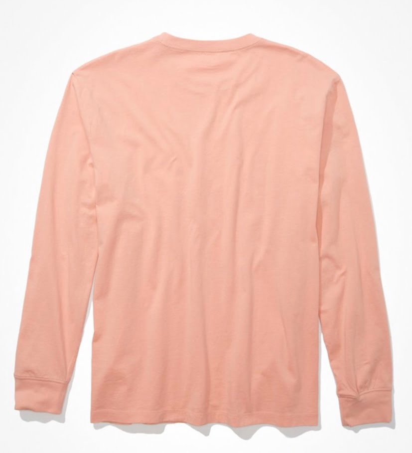 Manga Larga American Eagle - coral