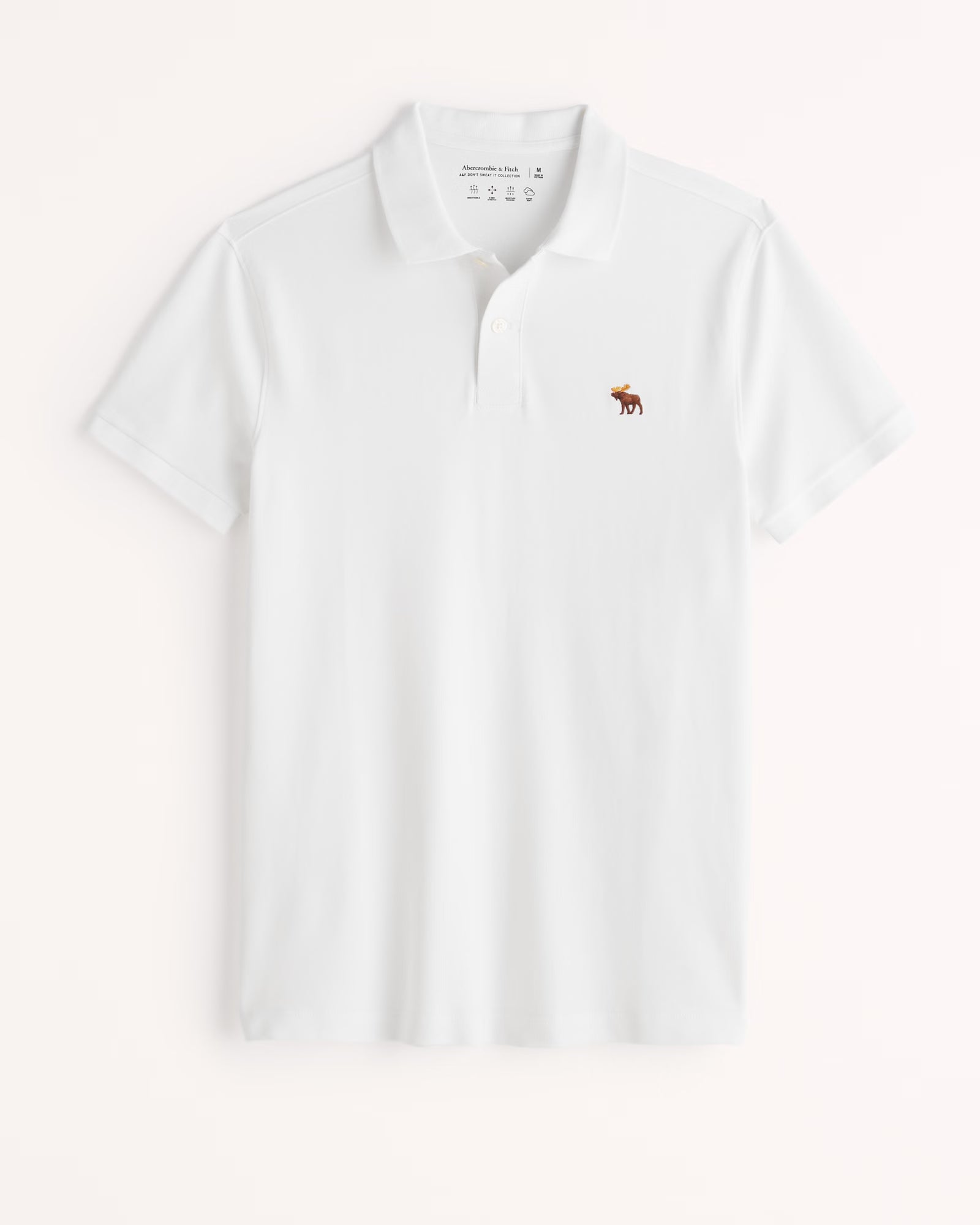 Polo camisero Abercrombie and Fitch - Blanco
