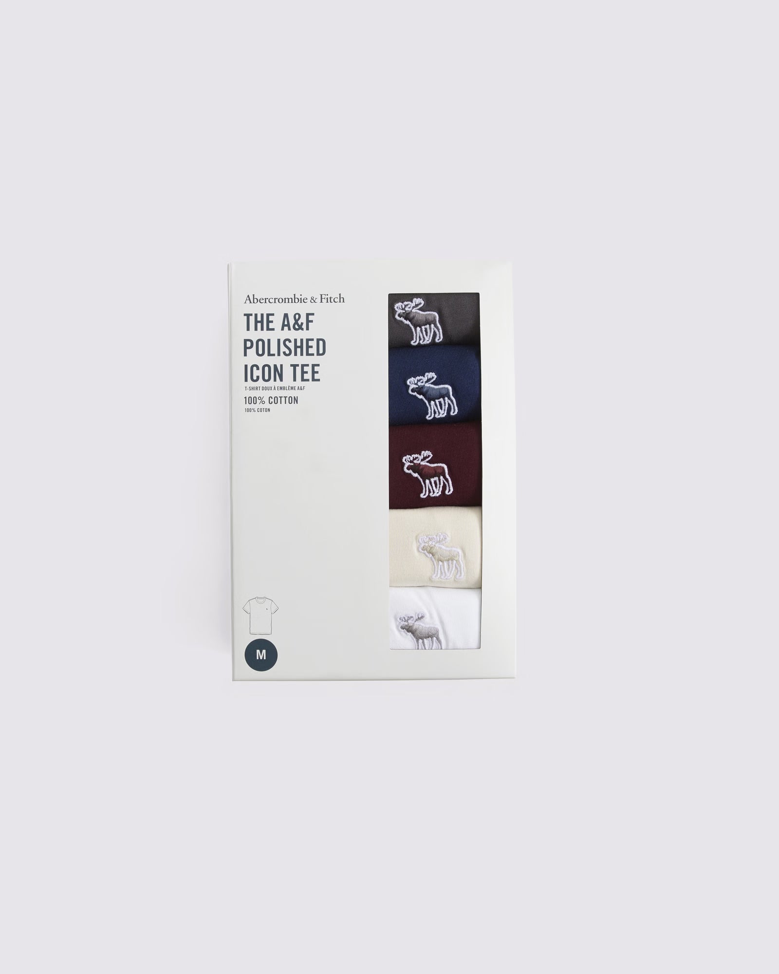 5-pack cuello redondo Abercrombie & Fitch