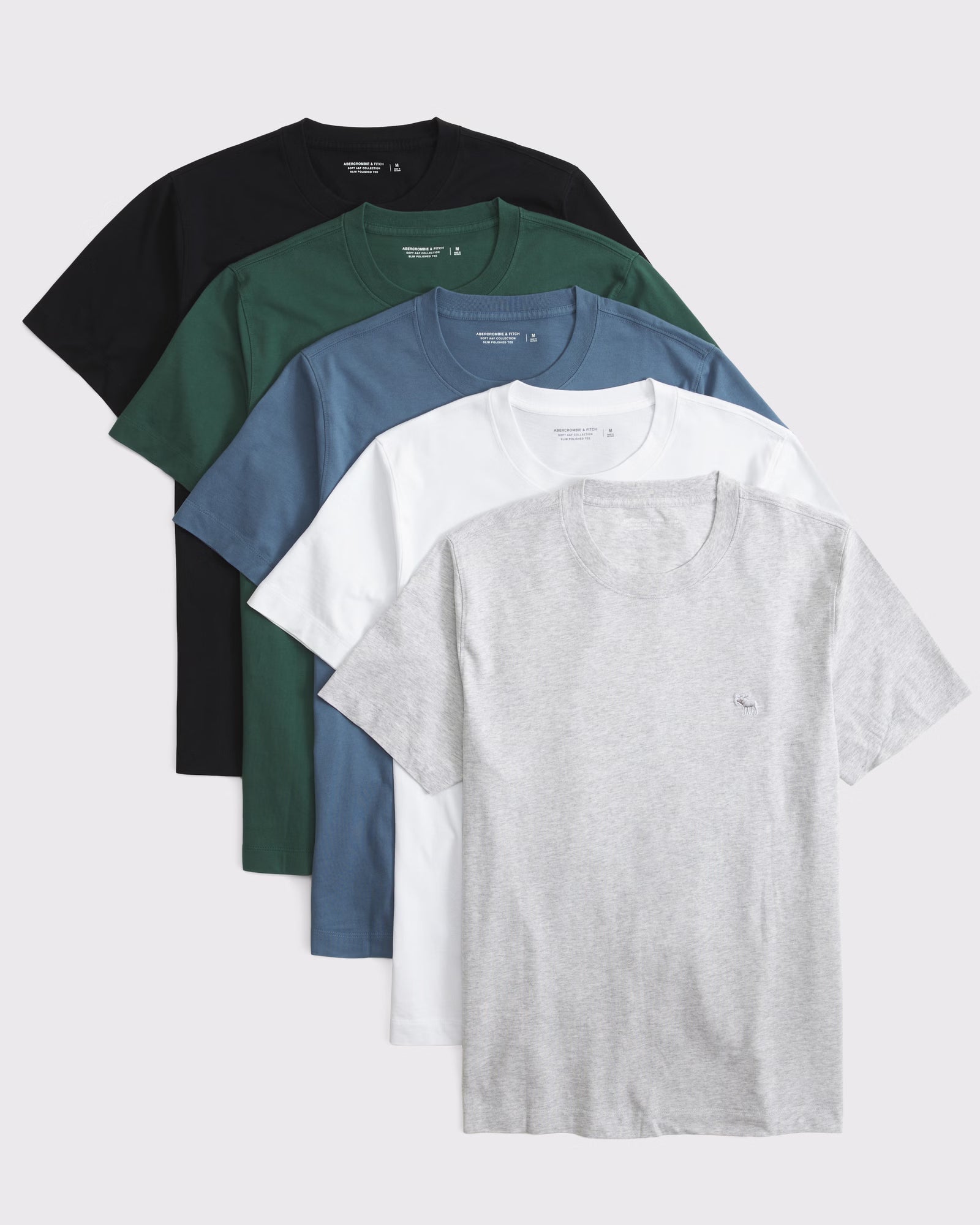 5-pack cuello redondo Abercrombie & Fitch
