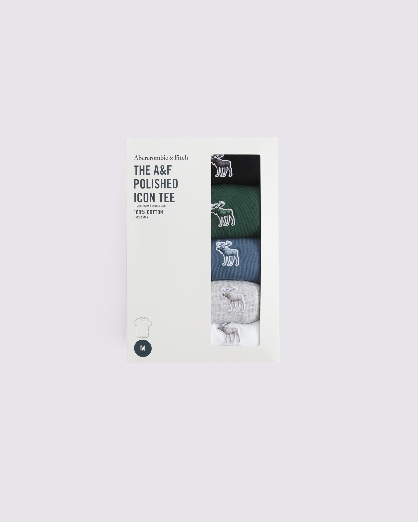 5-pack cuello redondo Abercrombie & Fitch