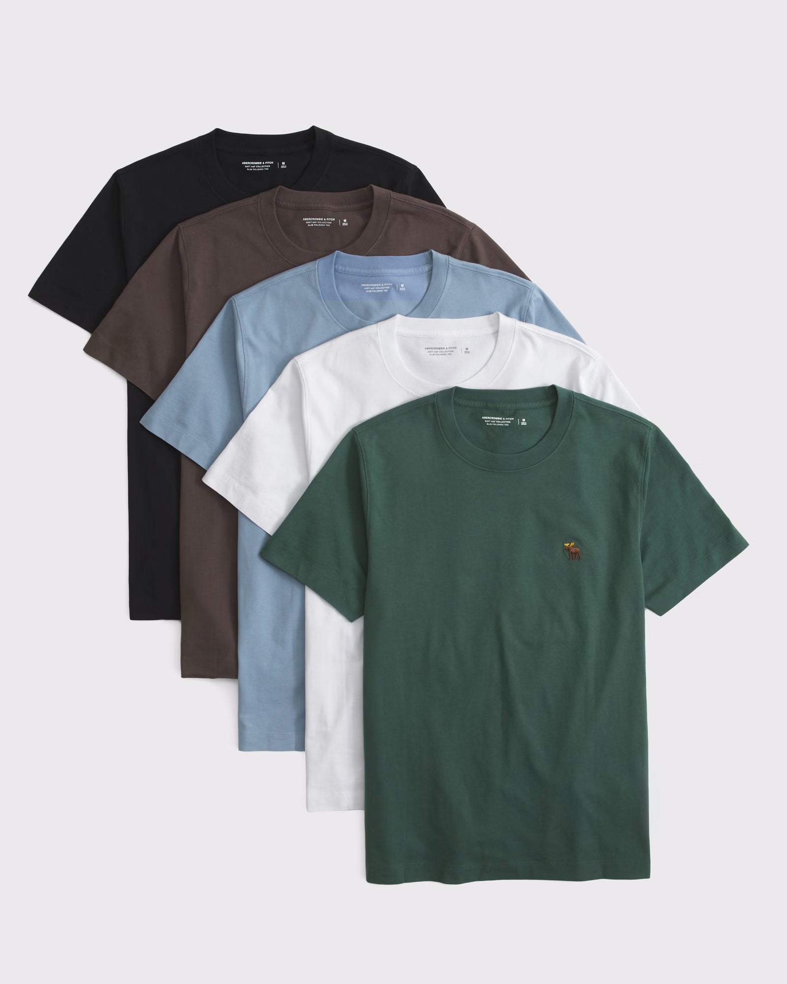 5-pack cuello redondo Abercrombie & Fitch