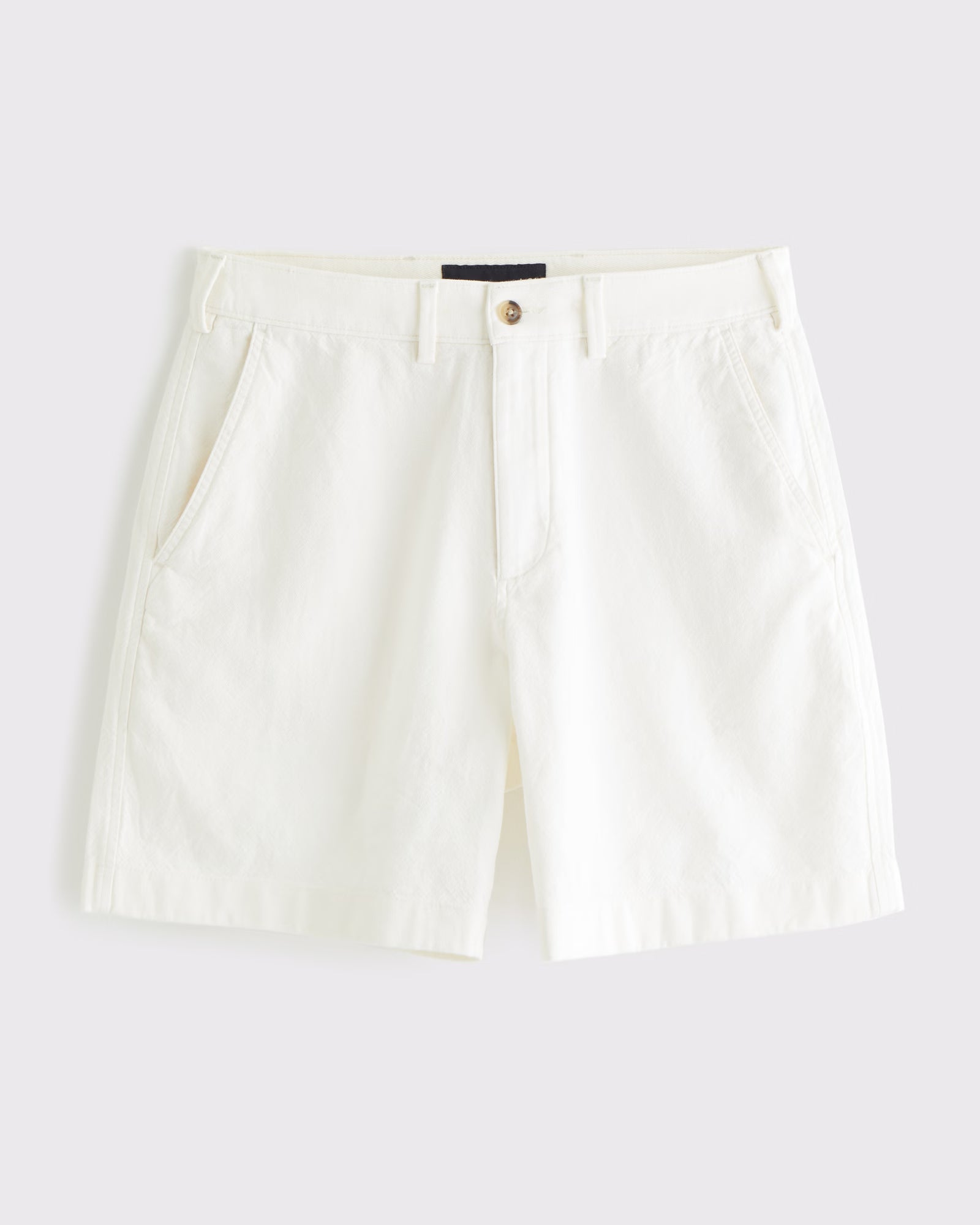 Short de Lino Abercrombie and fitch - Crema