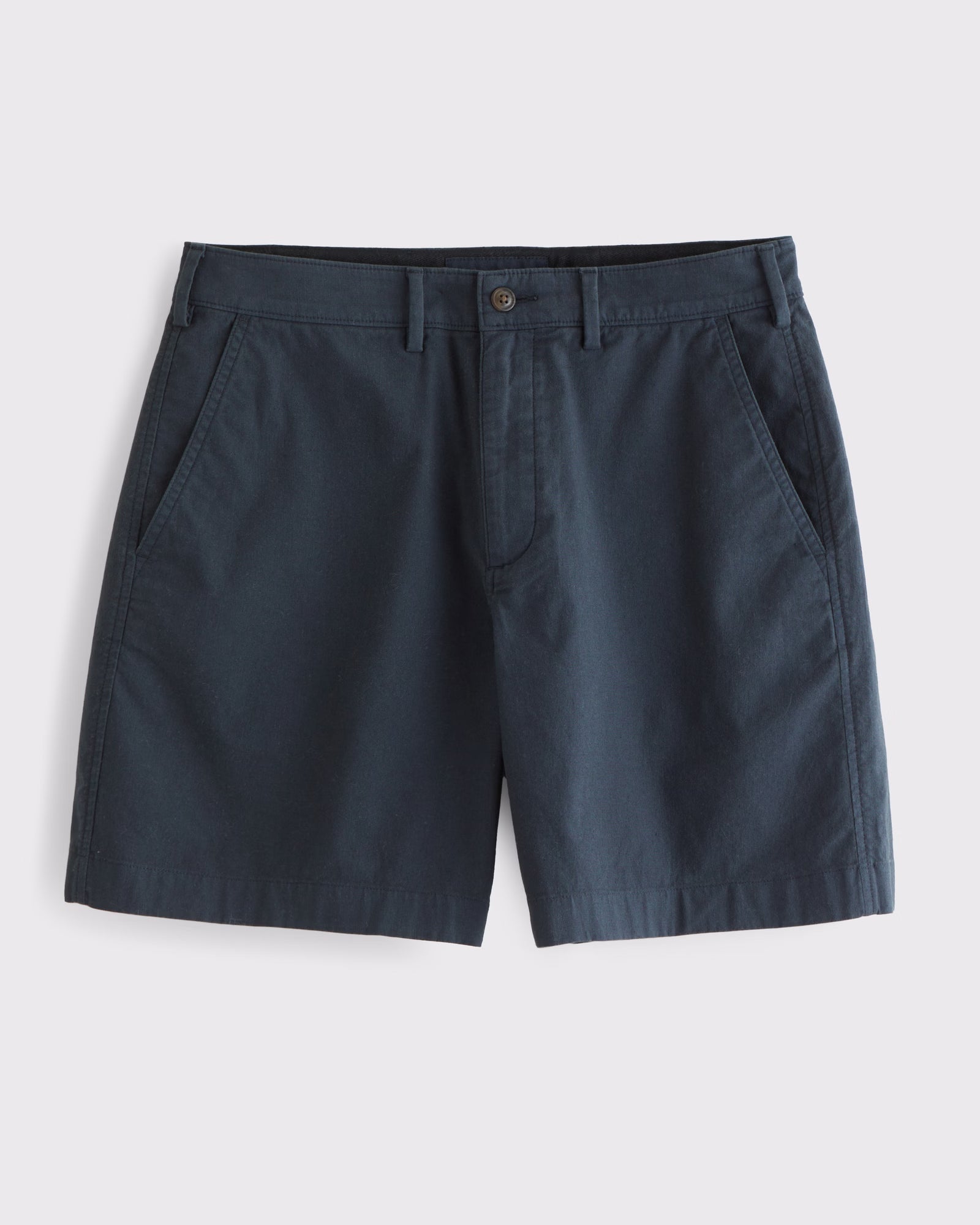 Short de Lino Abercrombie and fitch - Azul