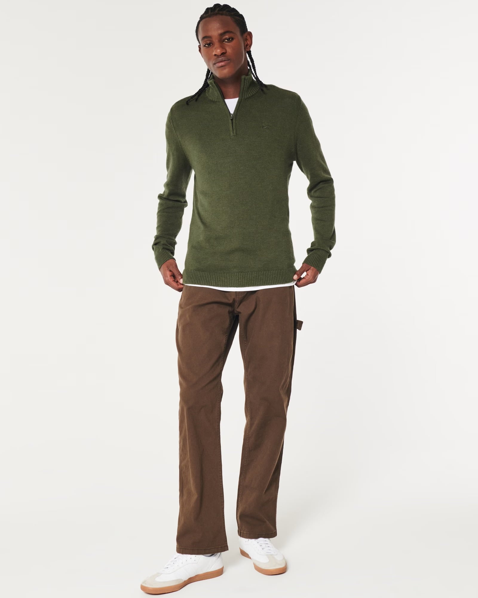 Suéter Hollister- Verde militar