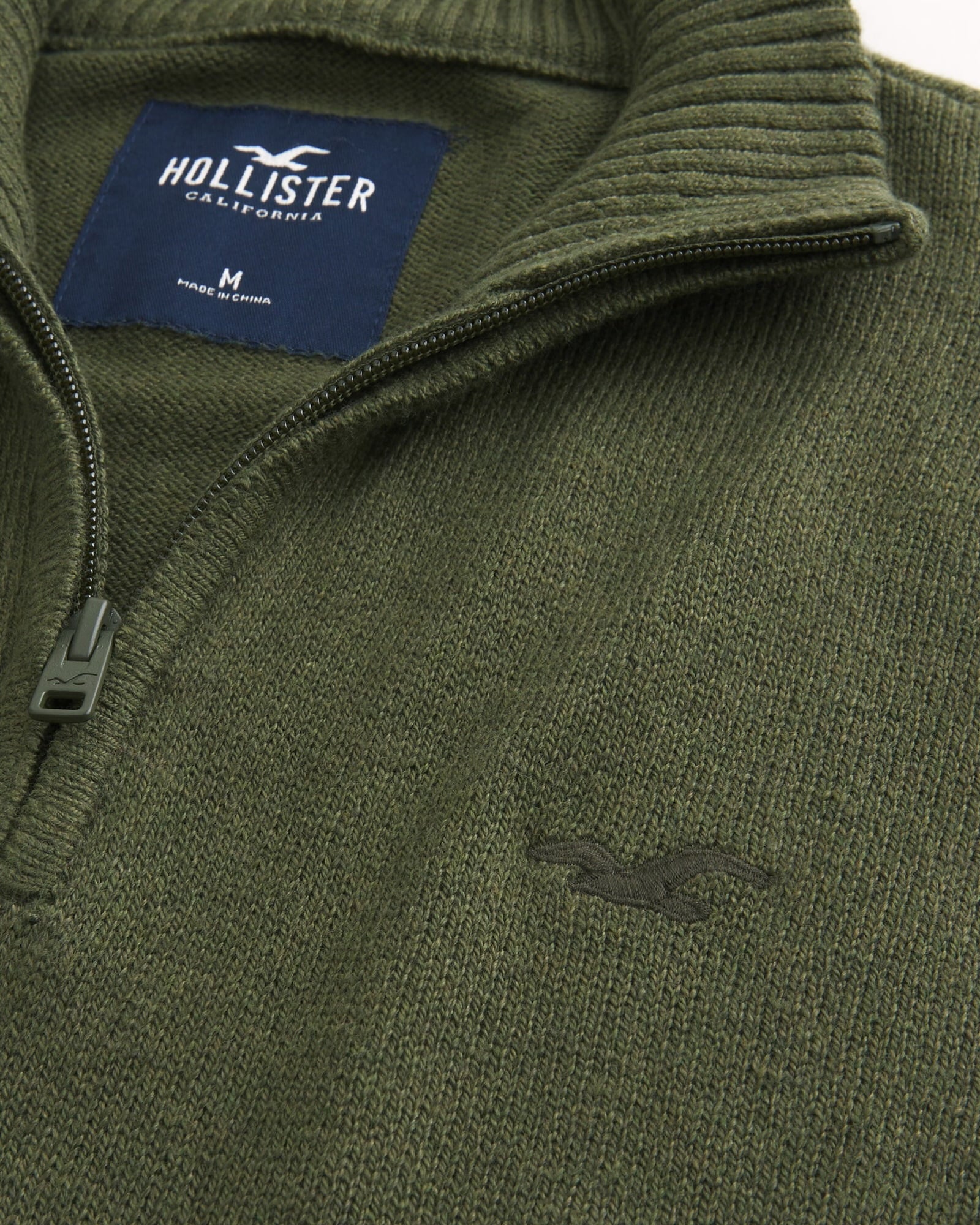 Suéter Hollister- Verde militar