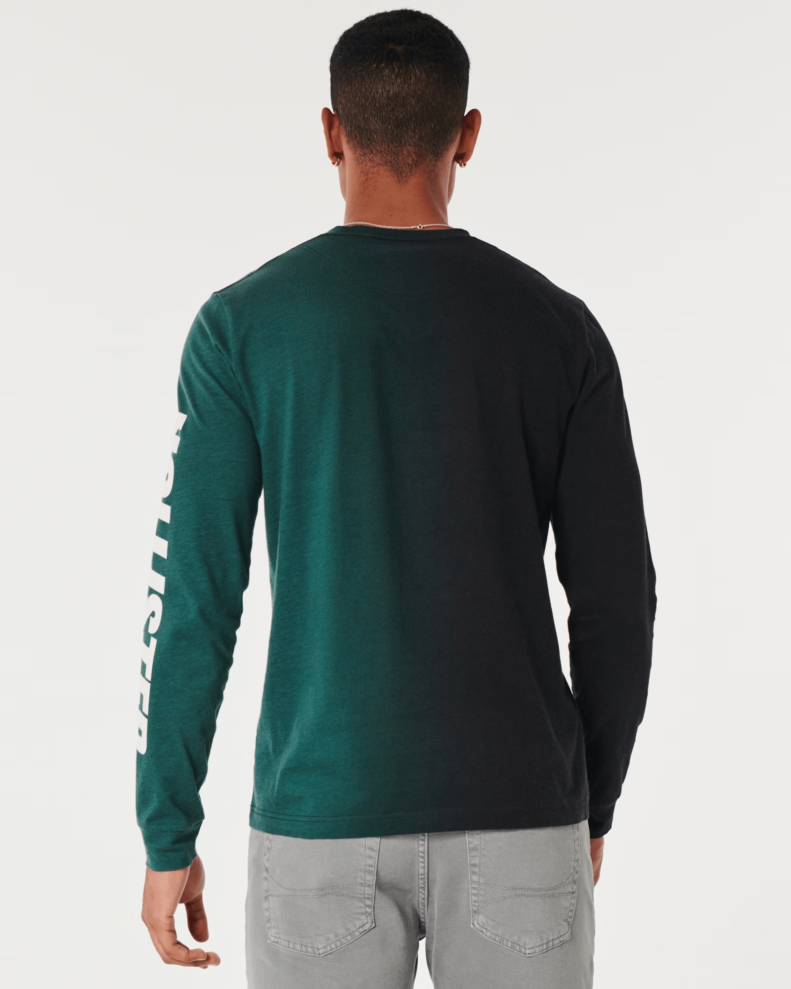 Camiseta manga larga Hollister- Degradado