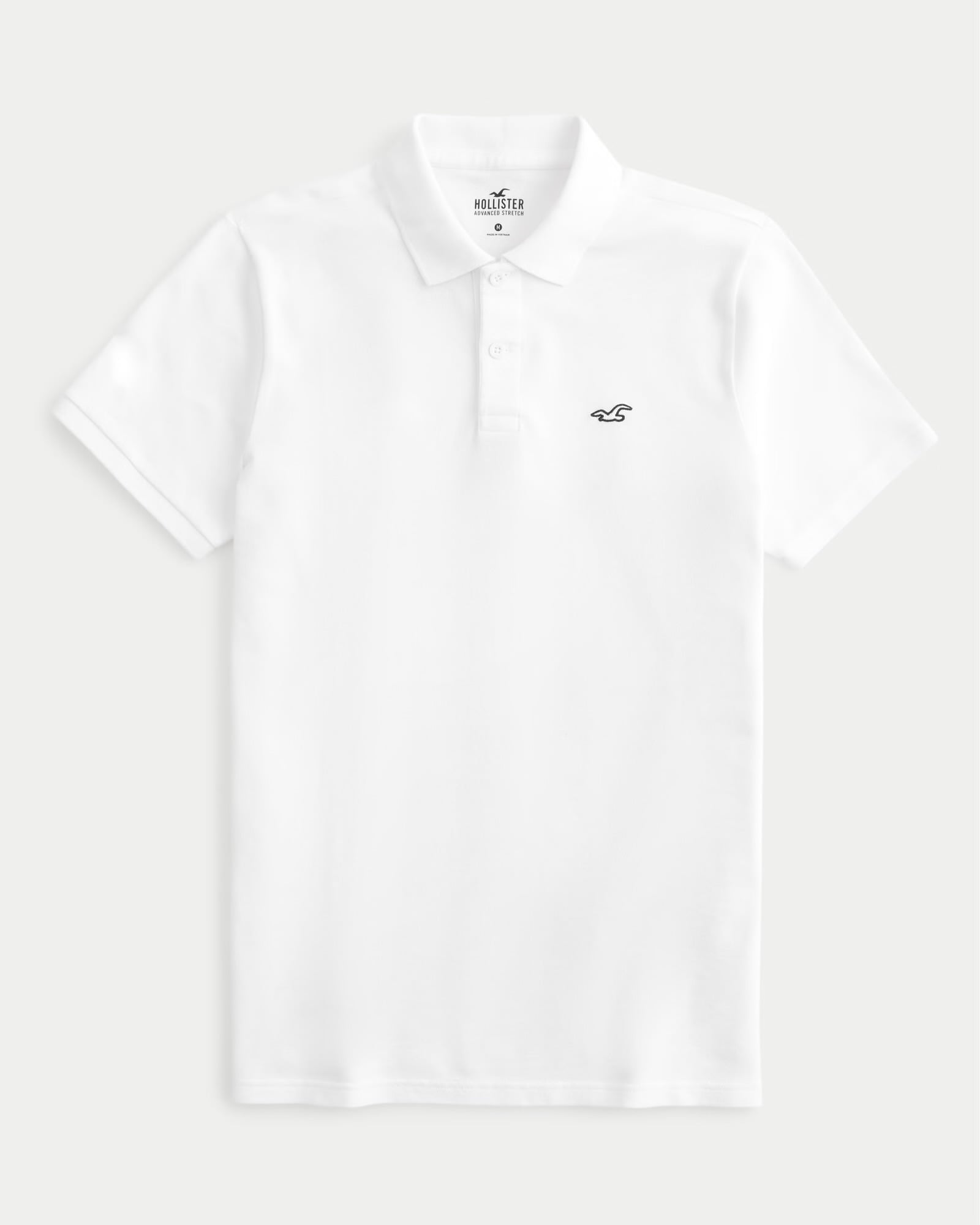 Polo camisero Hollister- Blanco