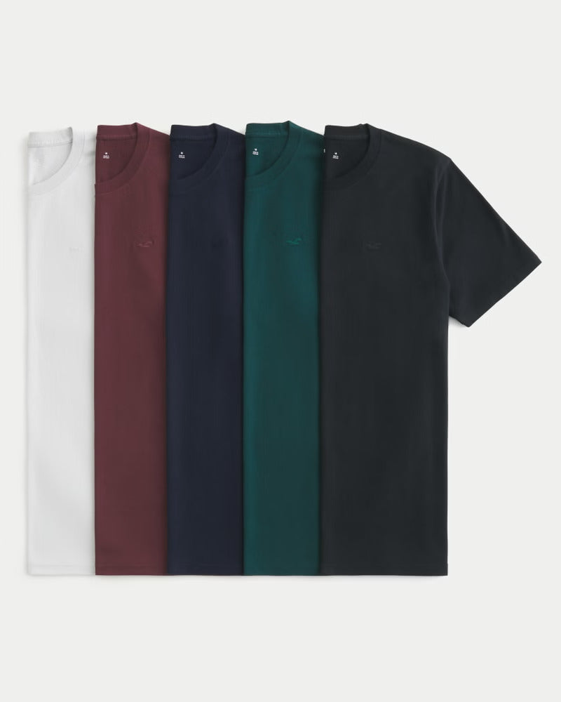 5-pack hollister - cuello redondo