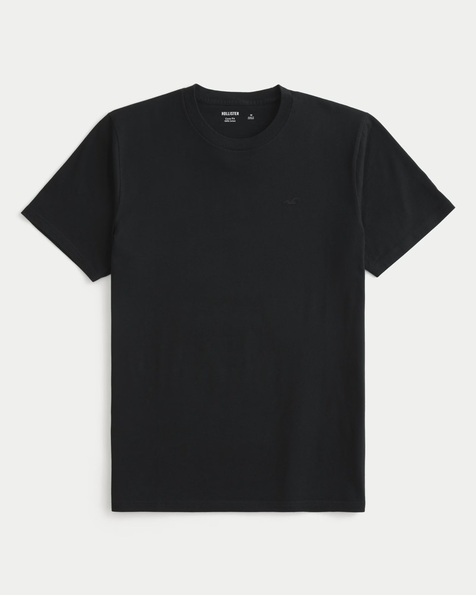Camiseta Básica Hollister - Negro