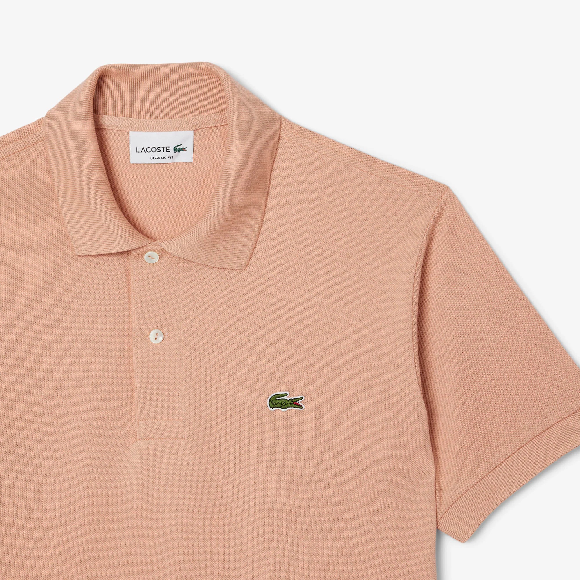 Polo Lacoste piqué L.12. 12 - Melon- Classic Fit