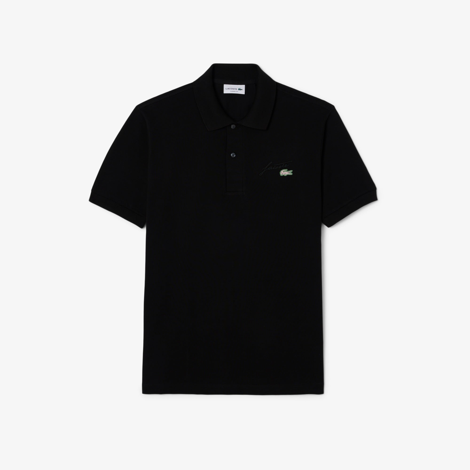 Lacoste Negro signature - Classic Fit Edición Limitada