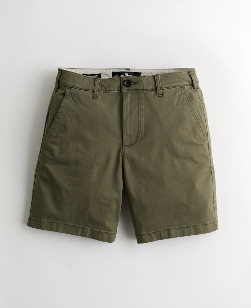 Short de vestir Hollister- Verde