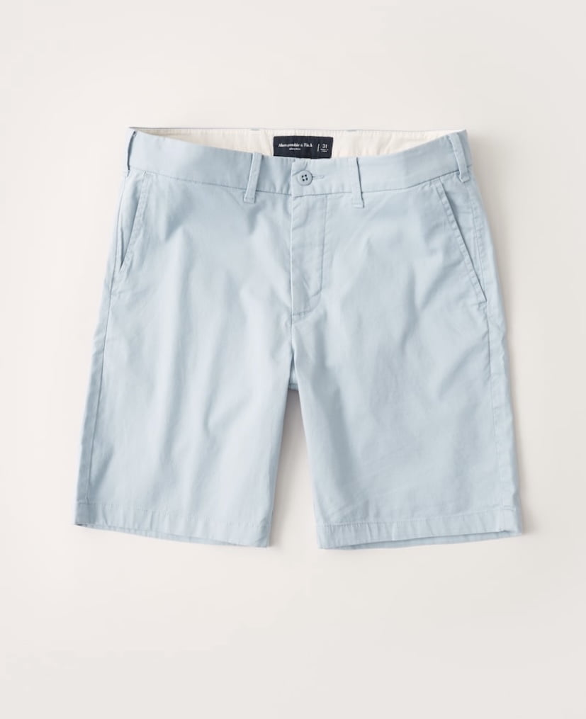 Short de vestir- Abercrombie & Fitch "Light blue"