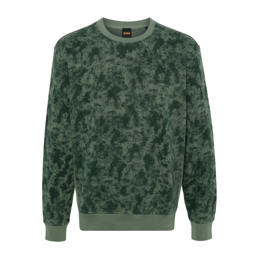 Sweater Boss Stadler - Verde Militar