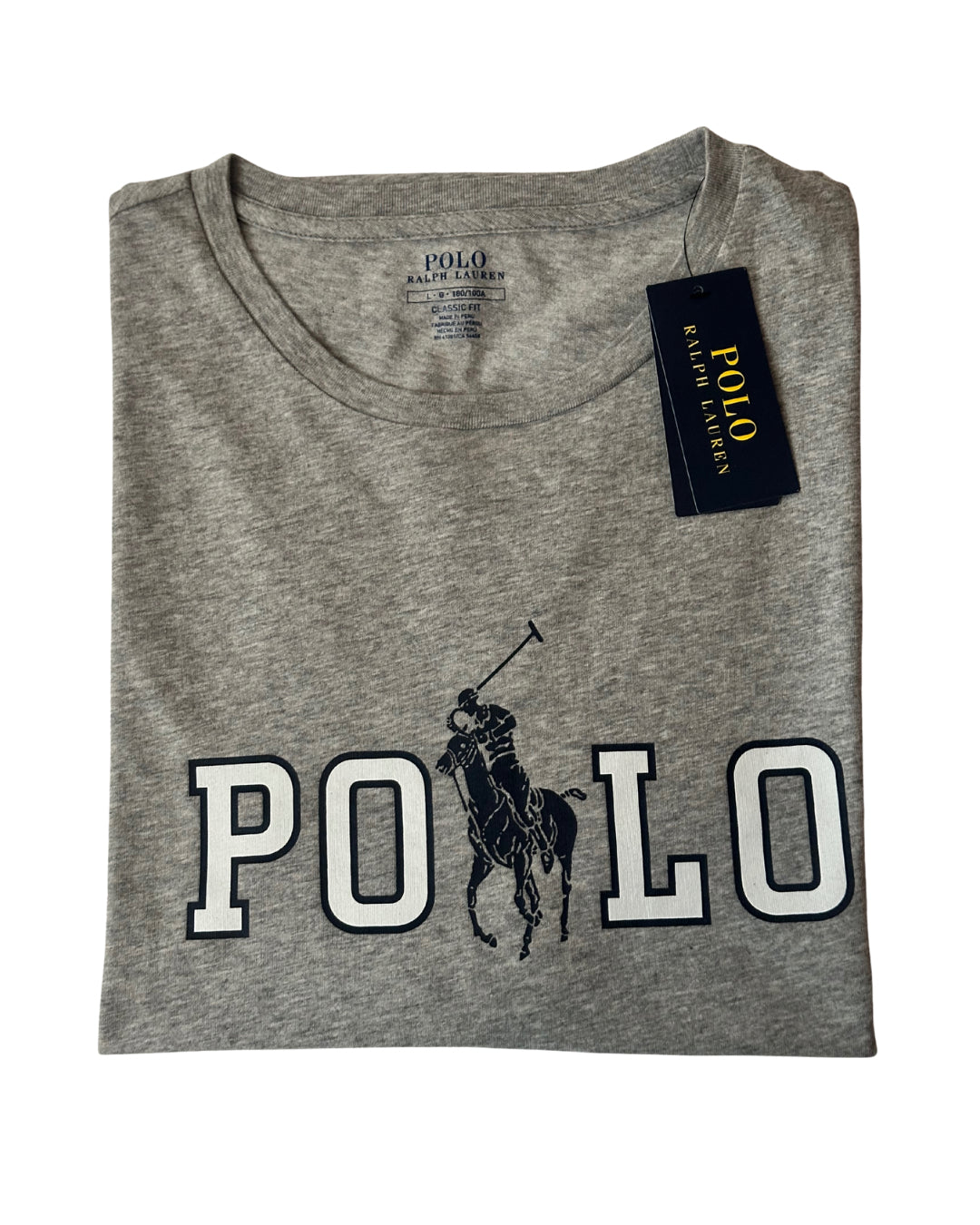 Camiseta Polo Ralph Lauren Logo - Gris