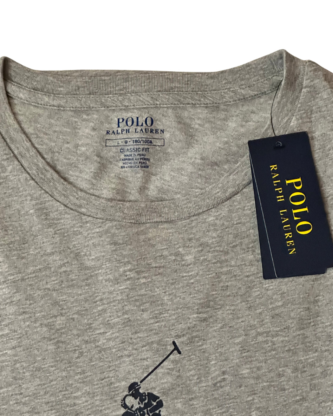 Camiseta Polo Ralph Lauren Logo - Gris