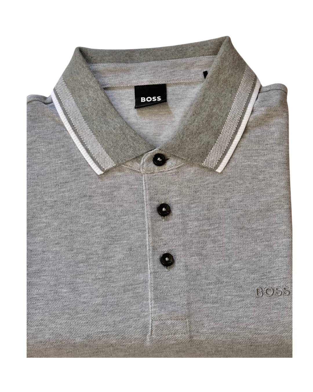 Camisero Boss Algodon pique - logo bordado