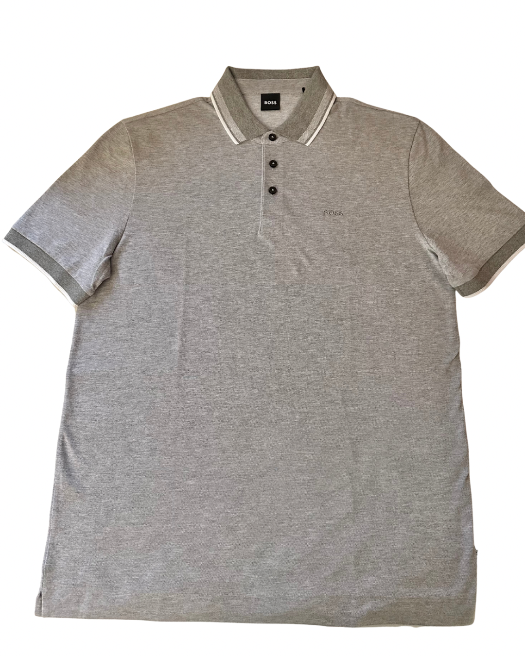 Camisero Boss Algodon pique - logo bordado