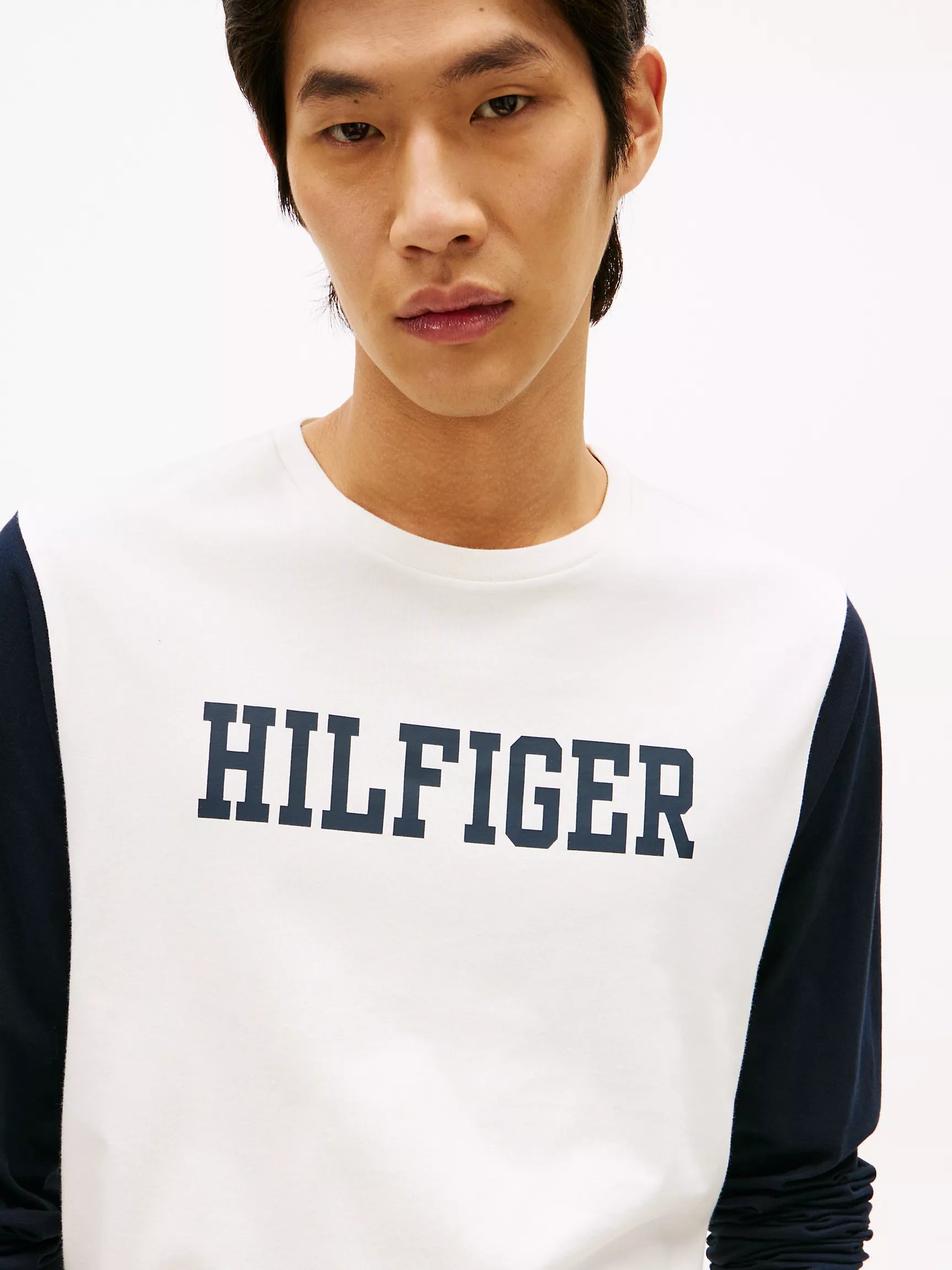 Manga Larga Tommy Hilfiger -Blanco