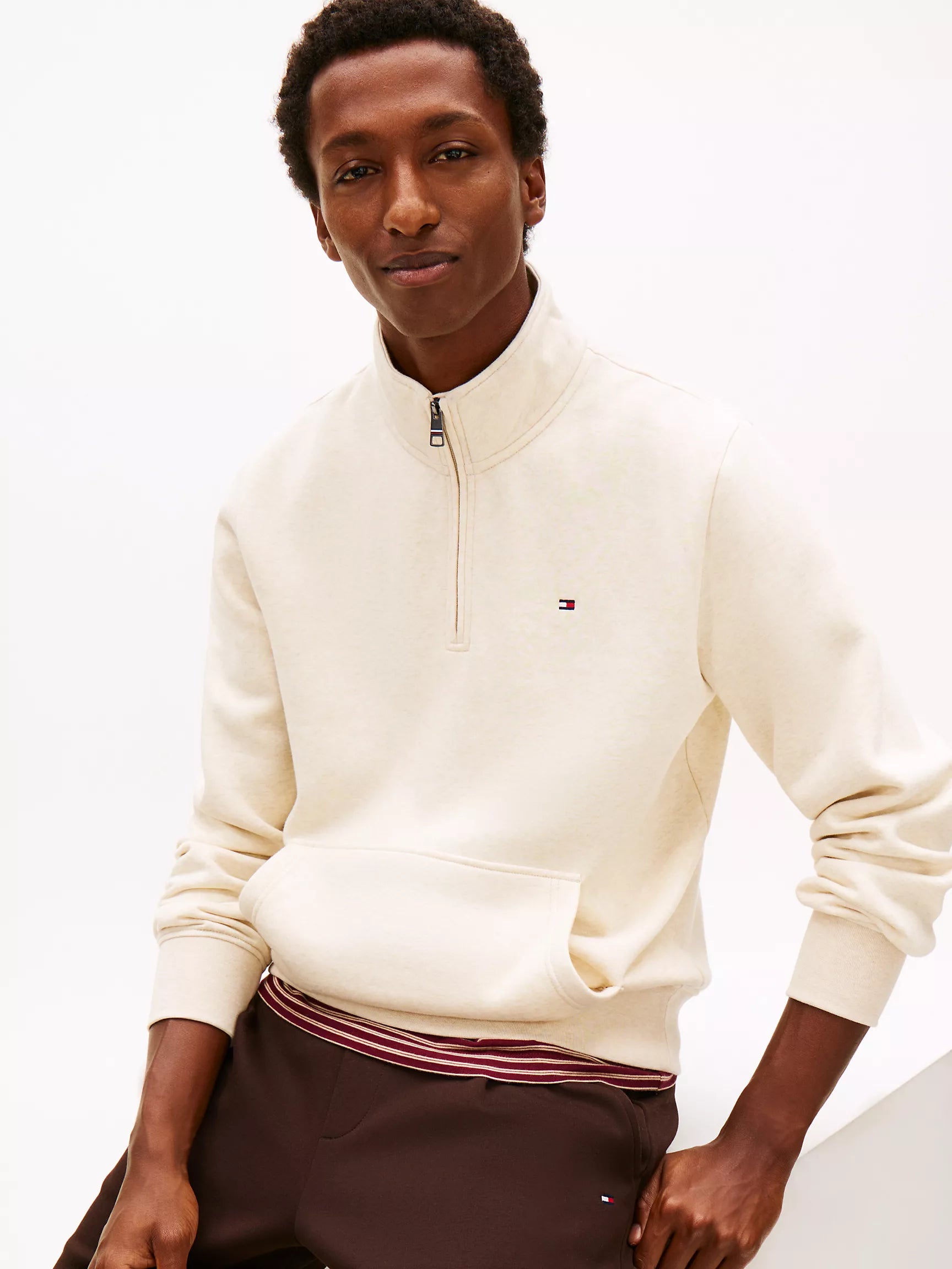 Sweater 1/4 zip  Tommy Hilfiger - Beige