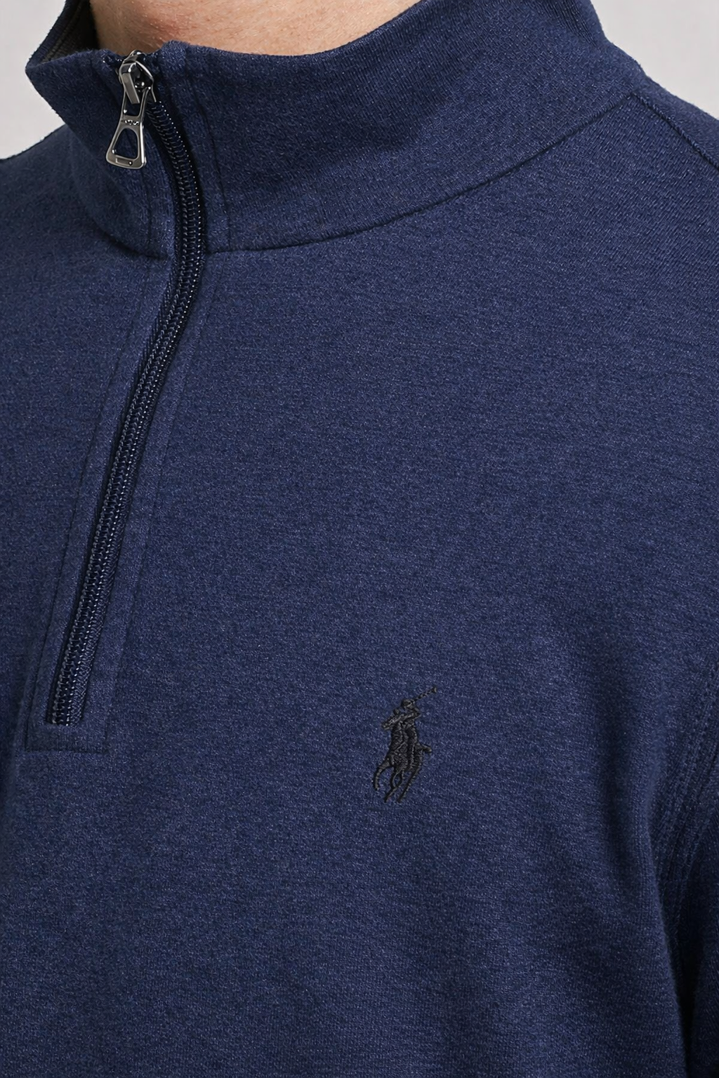 Sweater Polo Ralph Lauren quarter Zip - Azul Heather