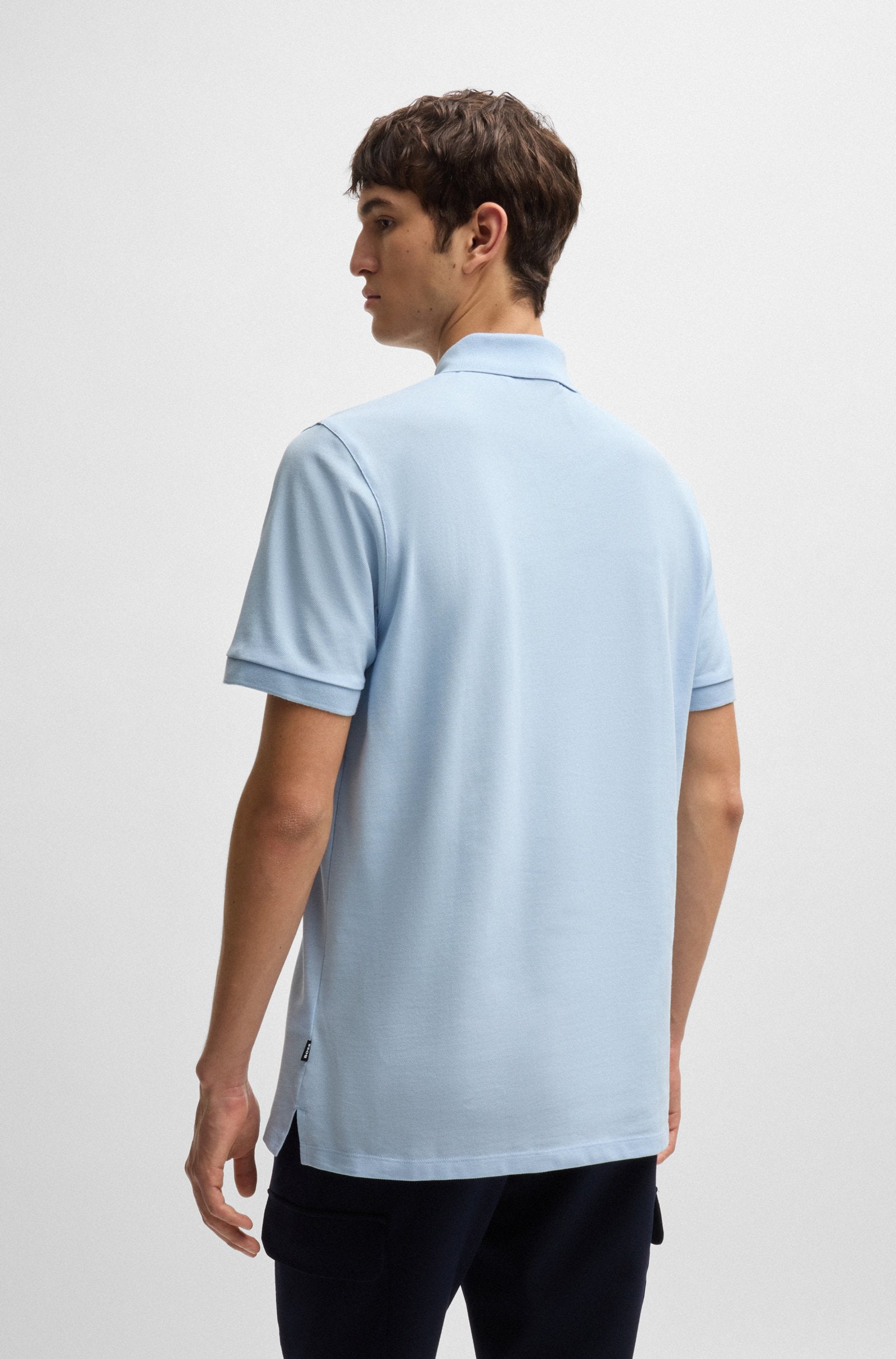Camisero Boss regular fit - Celeste