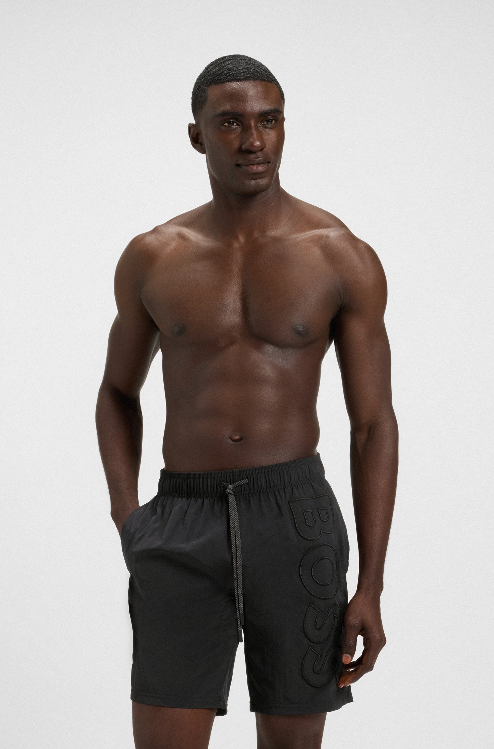 Traje de Baño Boss Negro - Regular fit