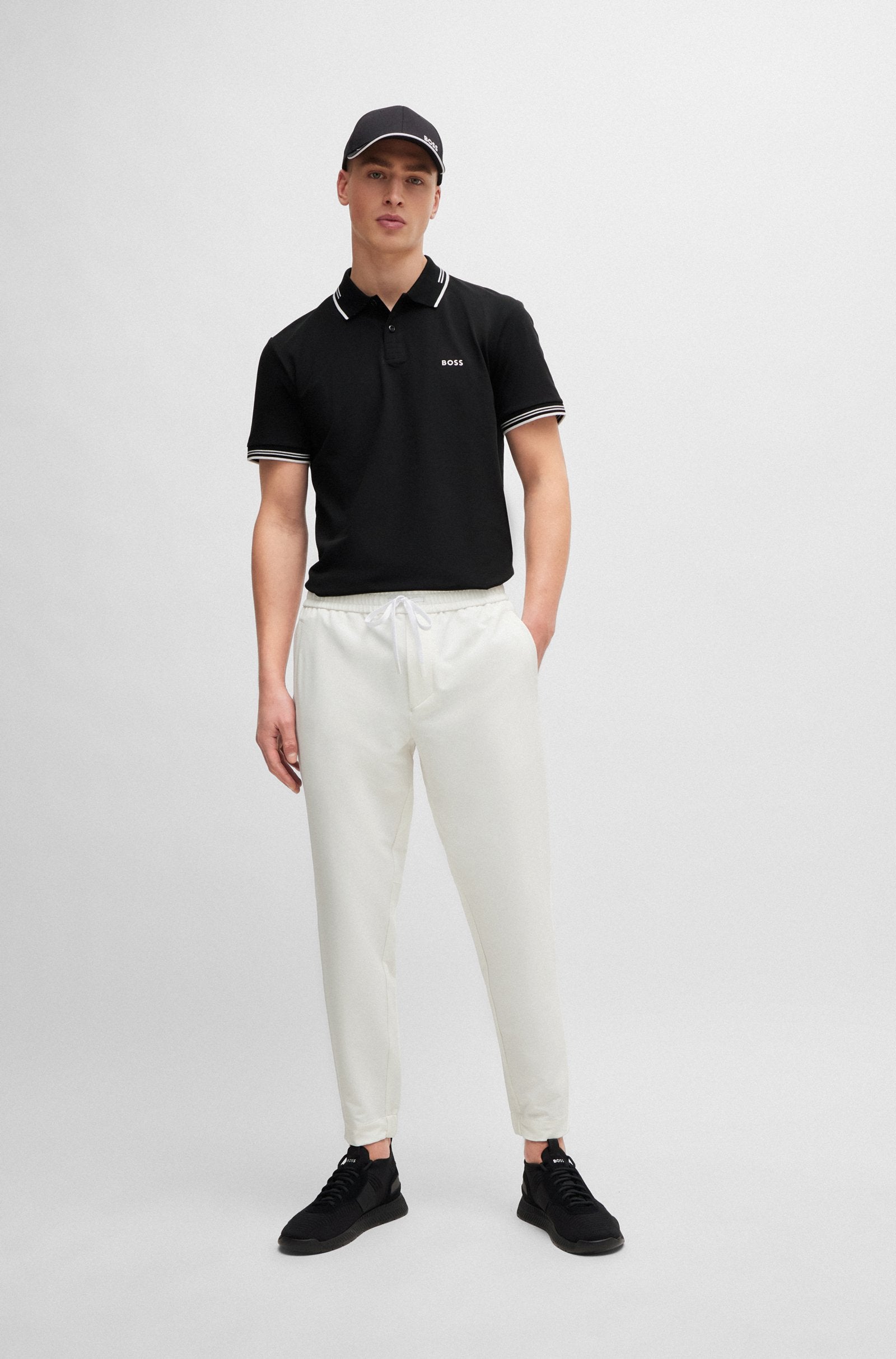Camisero Boss Piqué - Negro