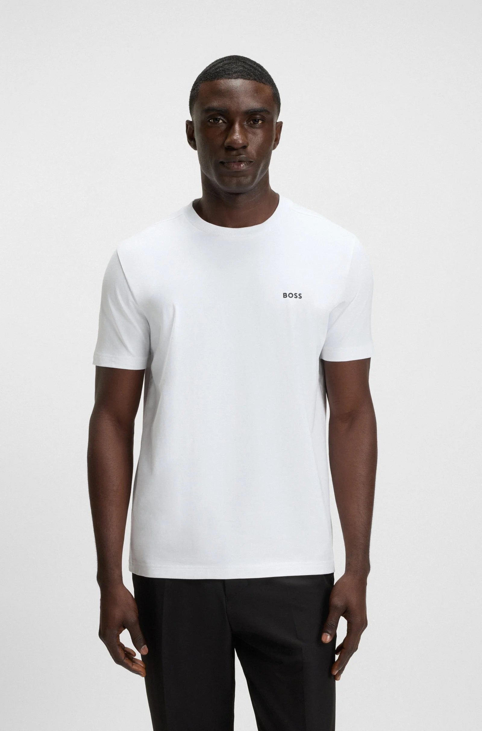 Polos Boss Hombre Pack 3 Regular Fit – Azul, Blanco y Negro