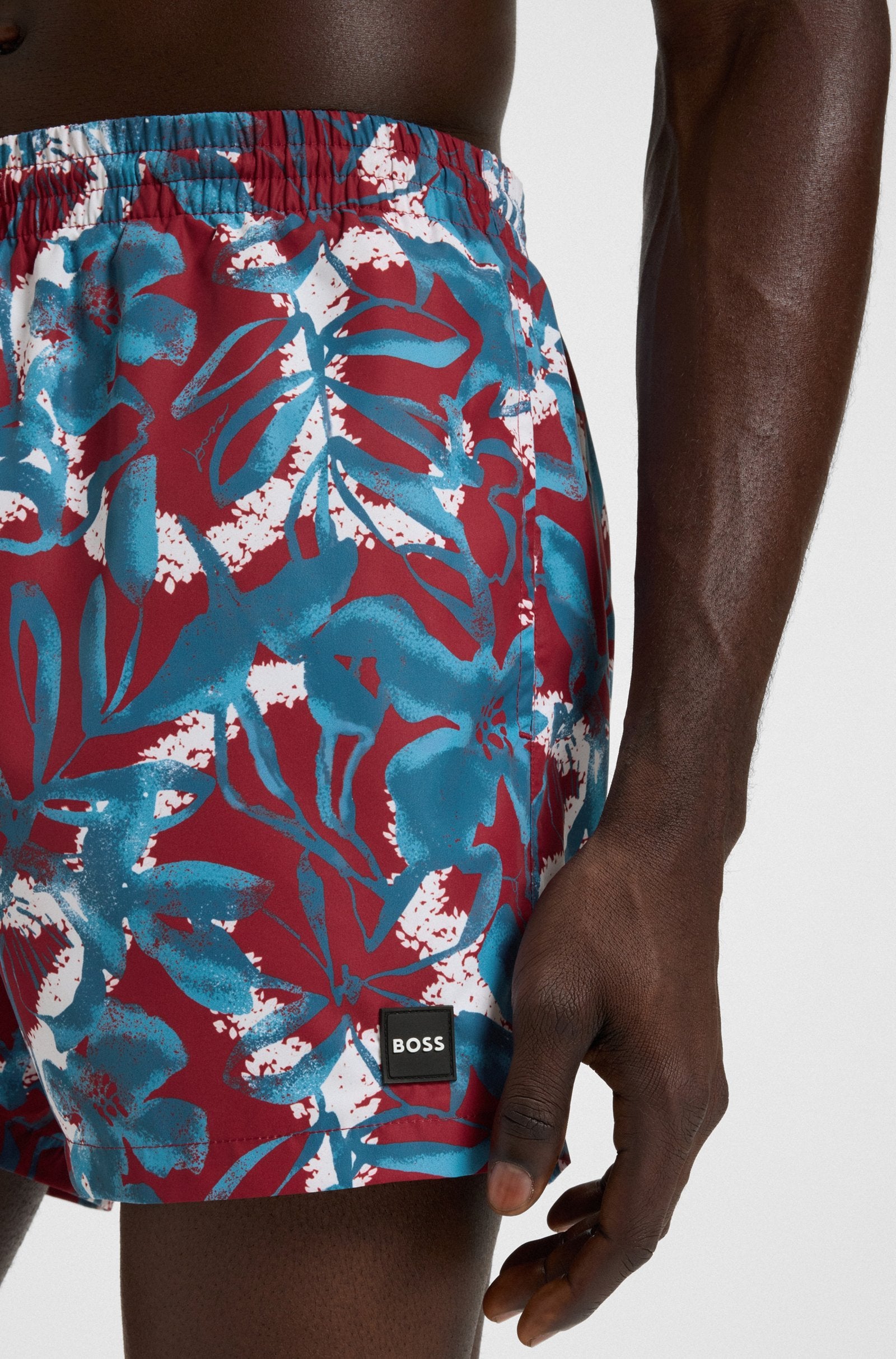 Traje de Baño Boss regular fit -  floreado multicolor