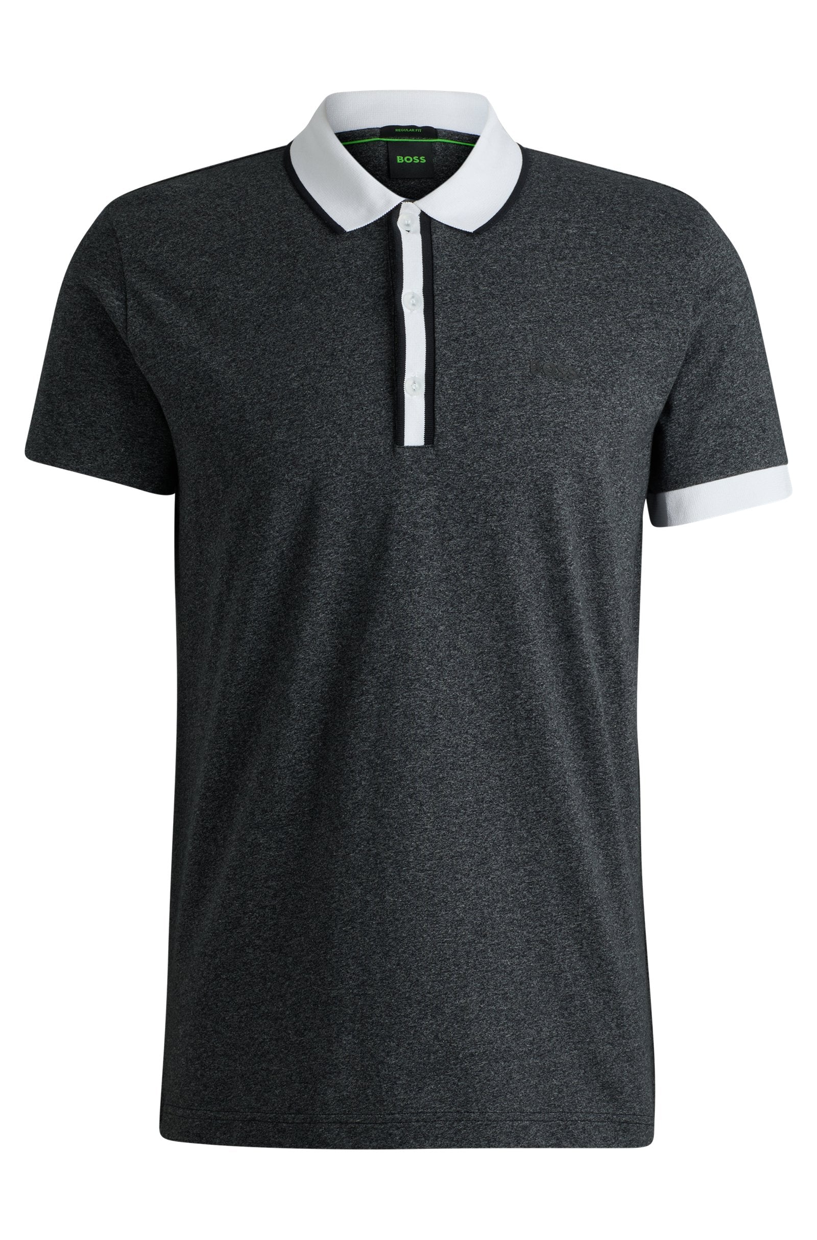 Polo de algodón Boss - Gris