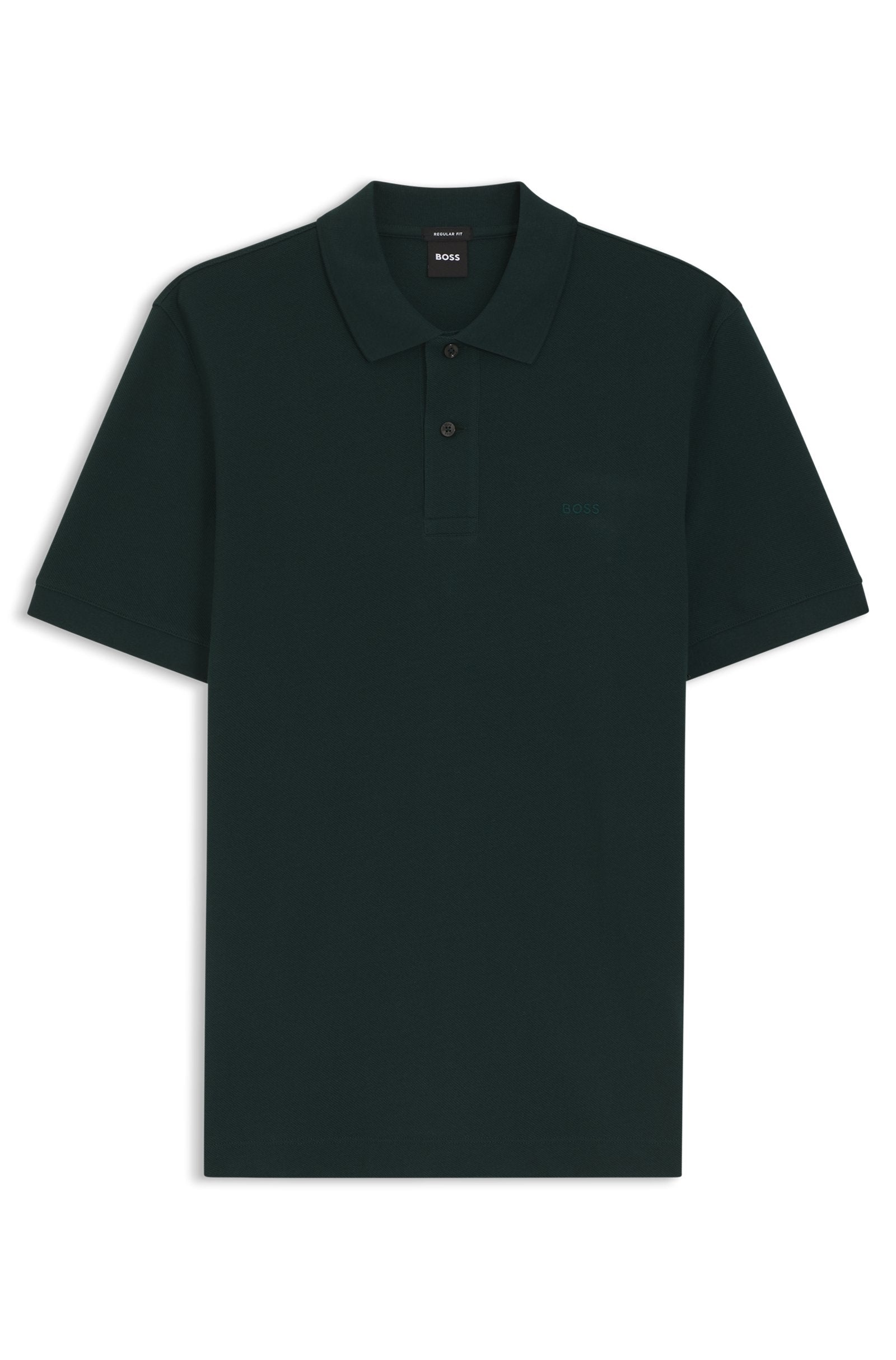 Polo con cuello Boss Azul marino- regular fit