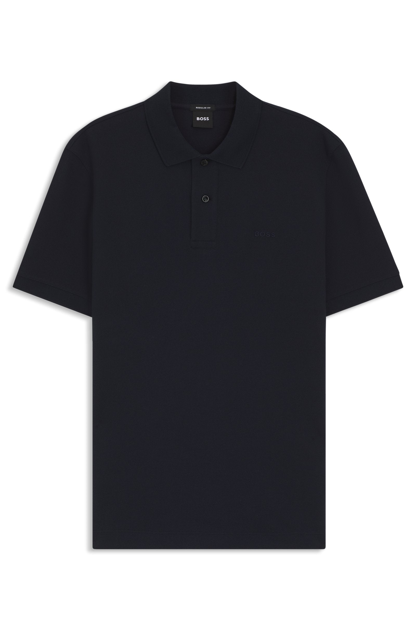 Polo con cuello Boss Azul marino- regular fit