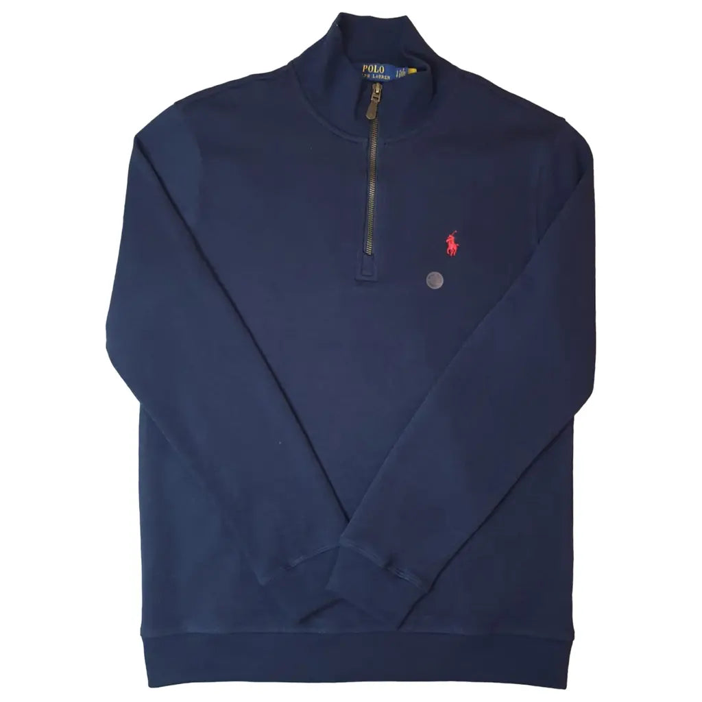 Sweater Polo Ralph Lauren 1/4 Zip - Azul Navy