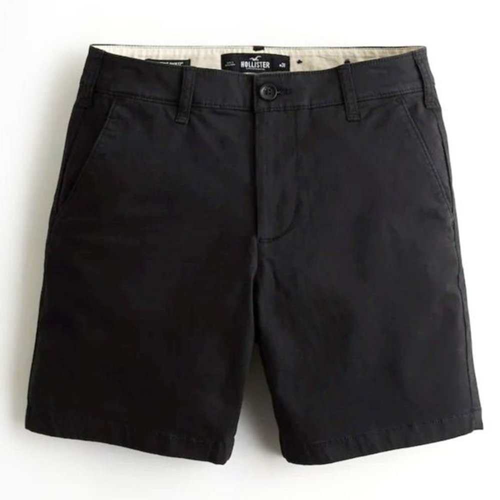 Short de Vestir Hollister - Negro