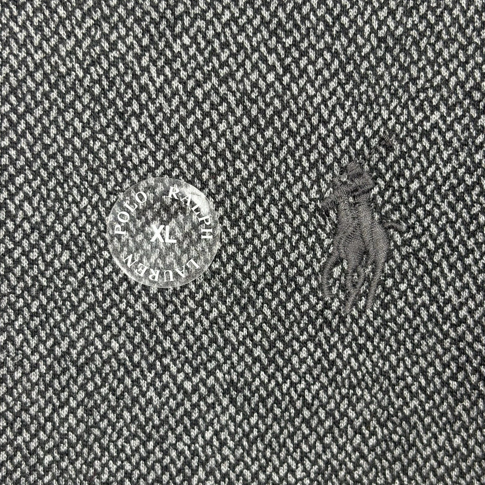 Sweater Polo Ralph Lauren Quarter Zip _ Grey Jaspeado