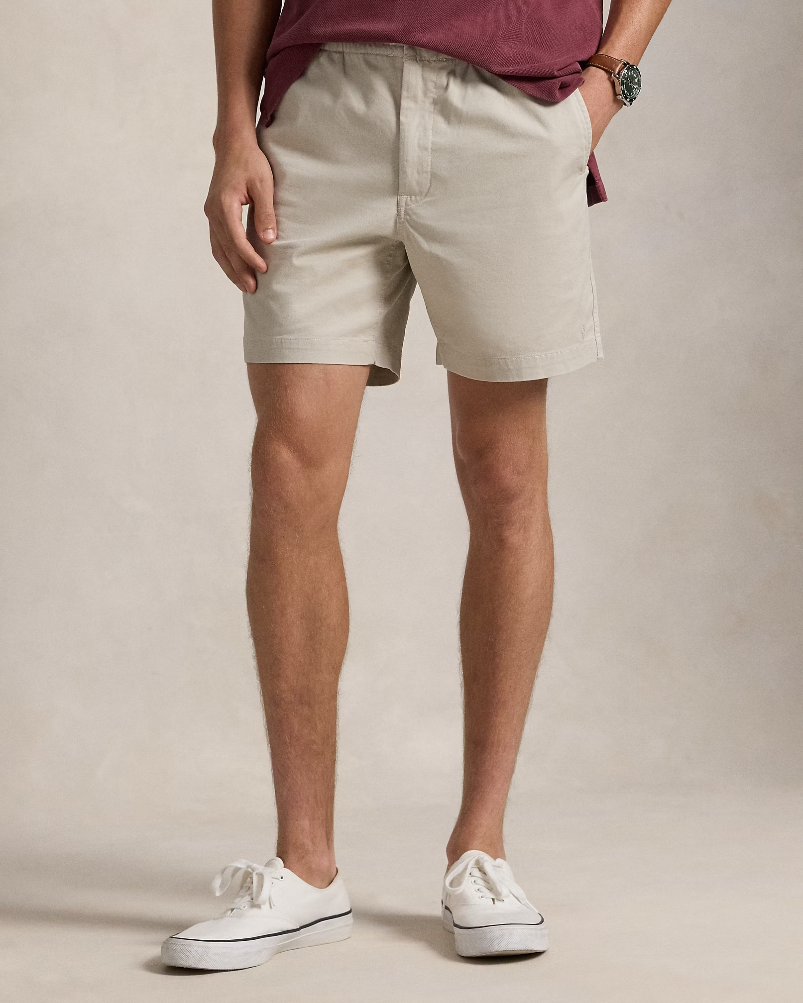 Pantalón corto chino elástico Polo Ralph Lauren - Beige