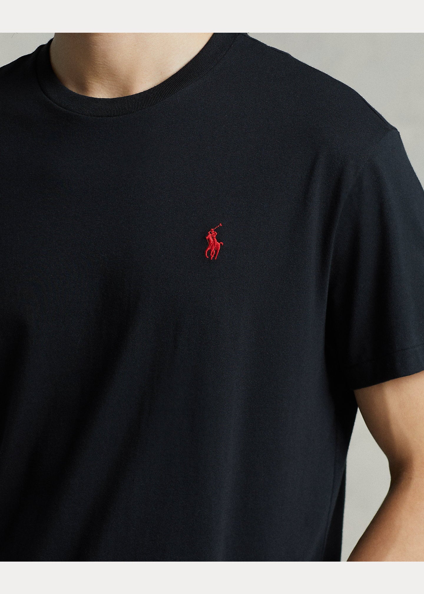 Camiseta básica polo ralph lauren- Negro