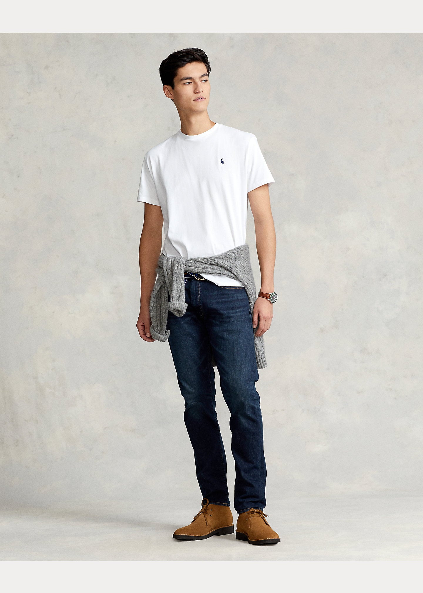 CAMISETA BÁSICA POLO RALPH LAUREN- Blanco