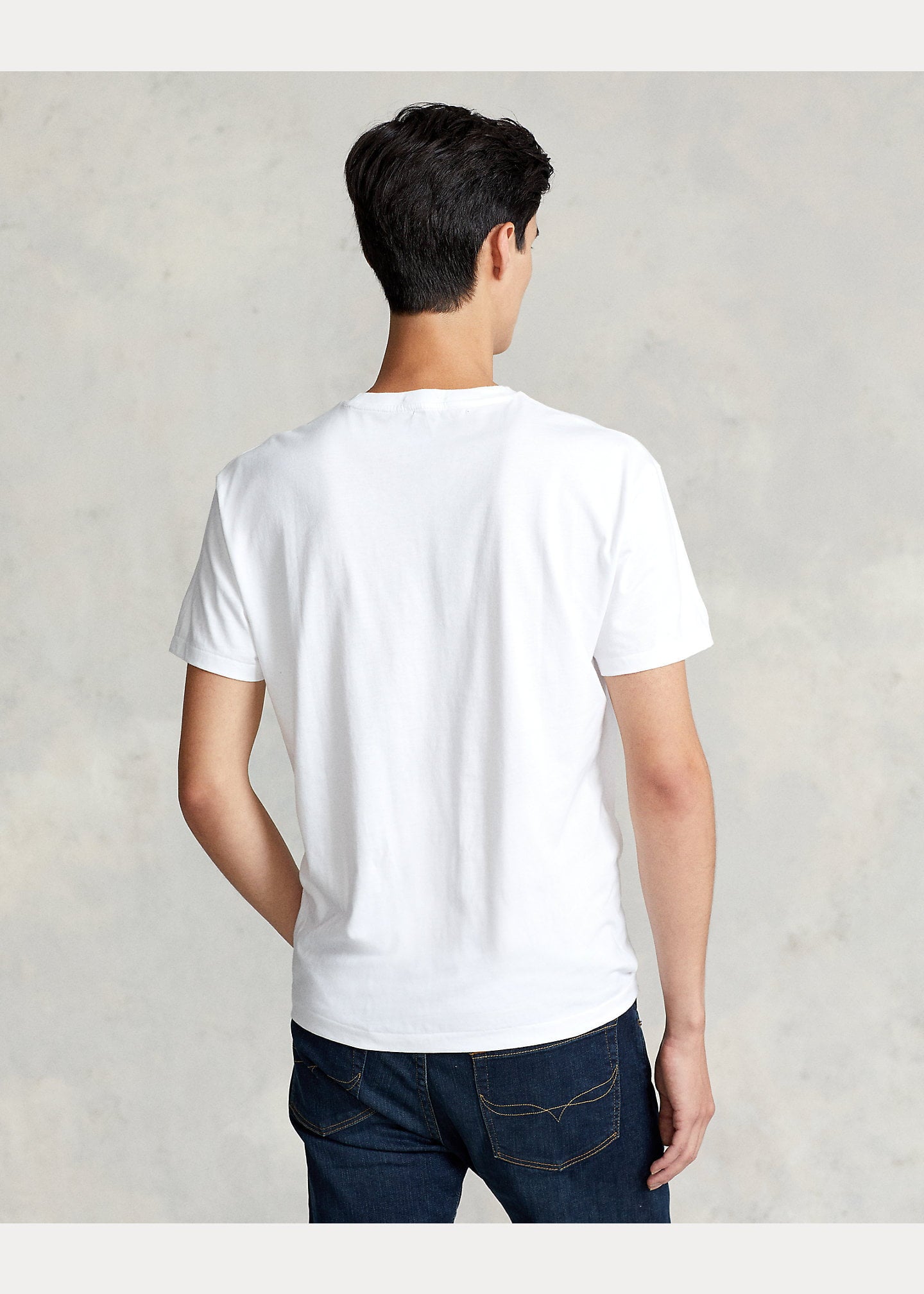 CAMISETA BÁSICA POLO RALPH LAUREN- Blanco