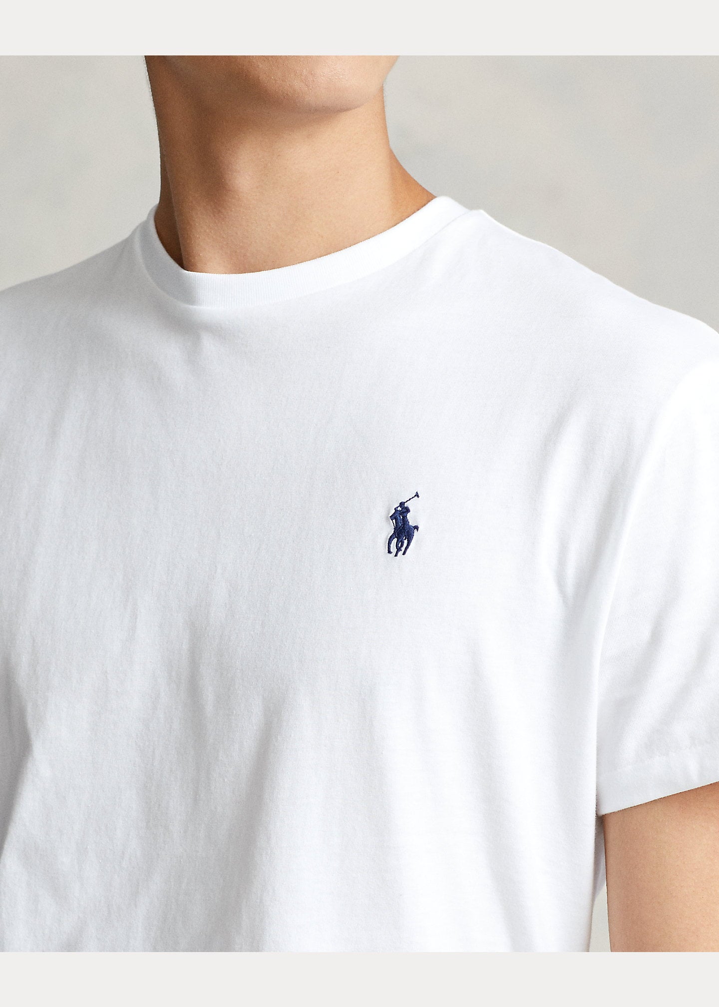 CAMISETA BÁSICA POLO RALPH LAUREN- Blanco