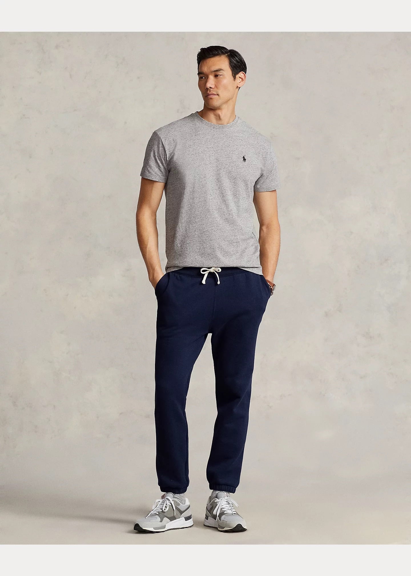 Camiseta Básica Polo ralph lauren- gris
