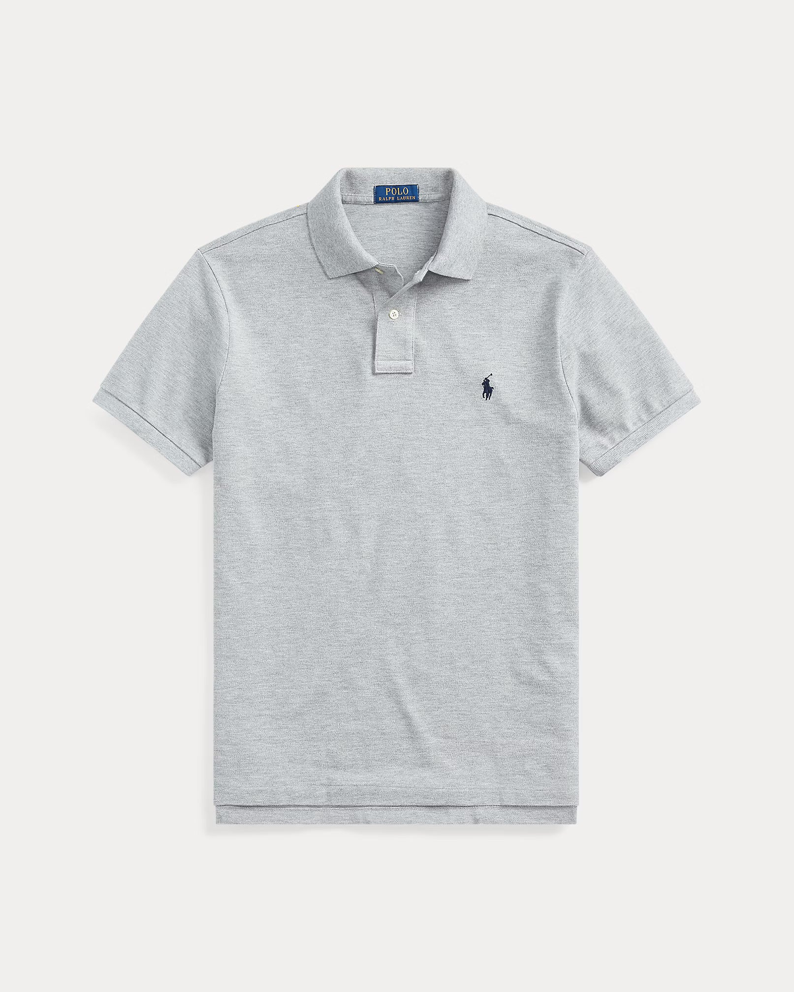 Camisero Polo ralph lauren custom slim fit- Gris heather