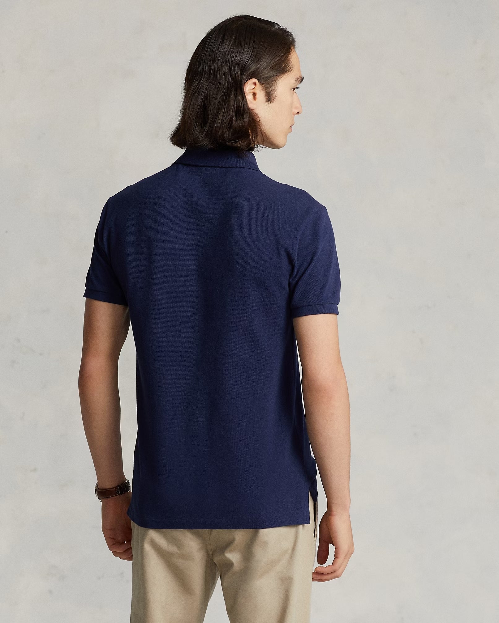 Camisero Polo ralph lauren custom slim fit- Azul marino