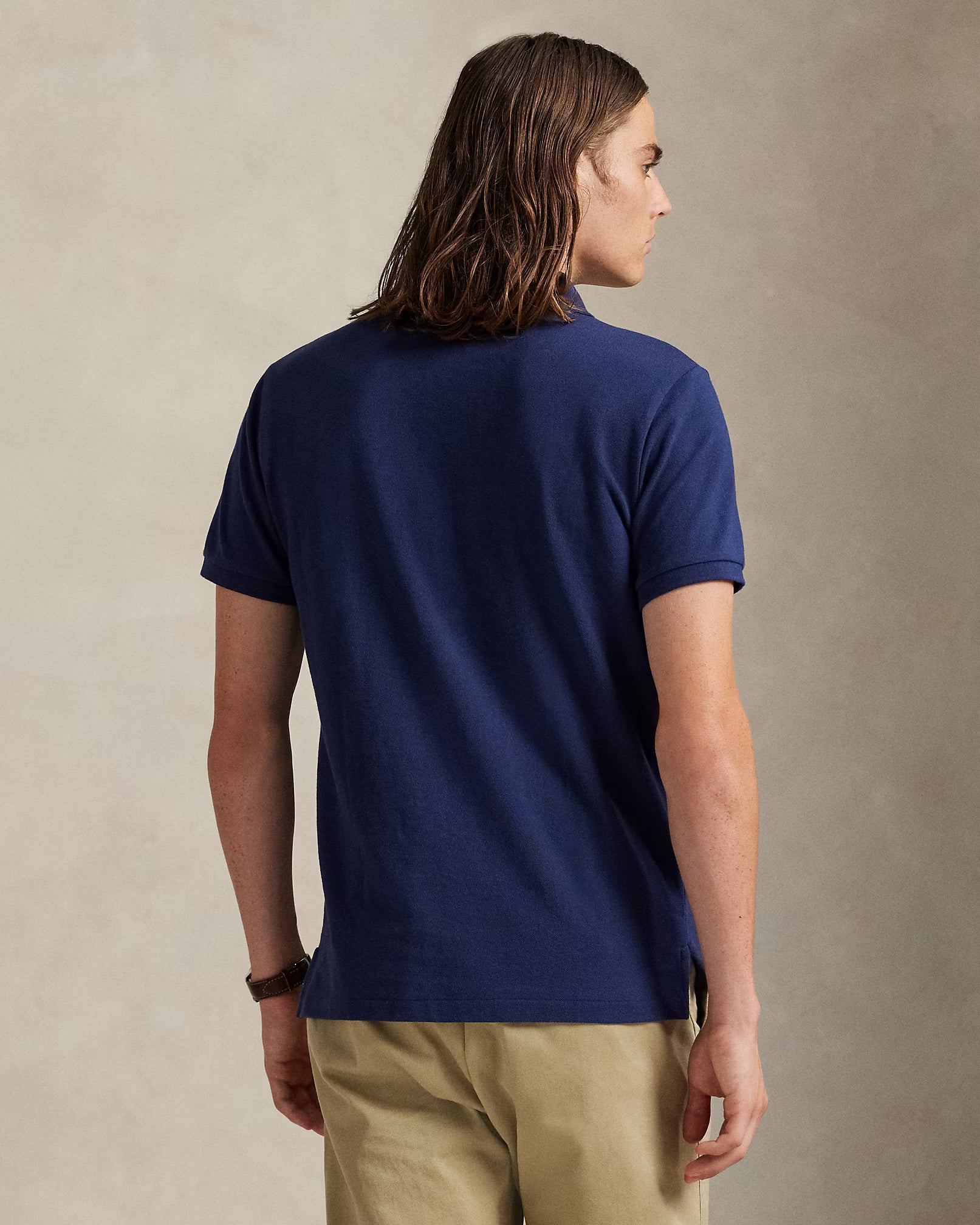 Camisero Polo ralph lauren custom slim fit- Azul marino