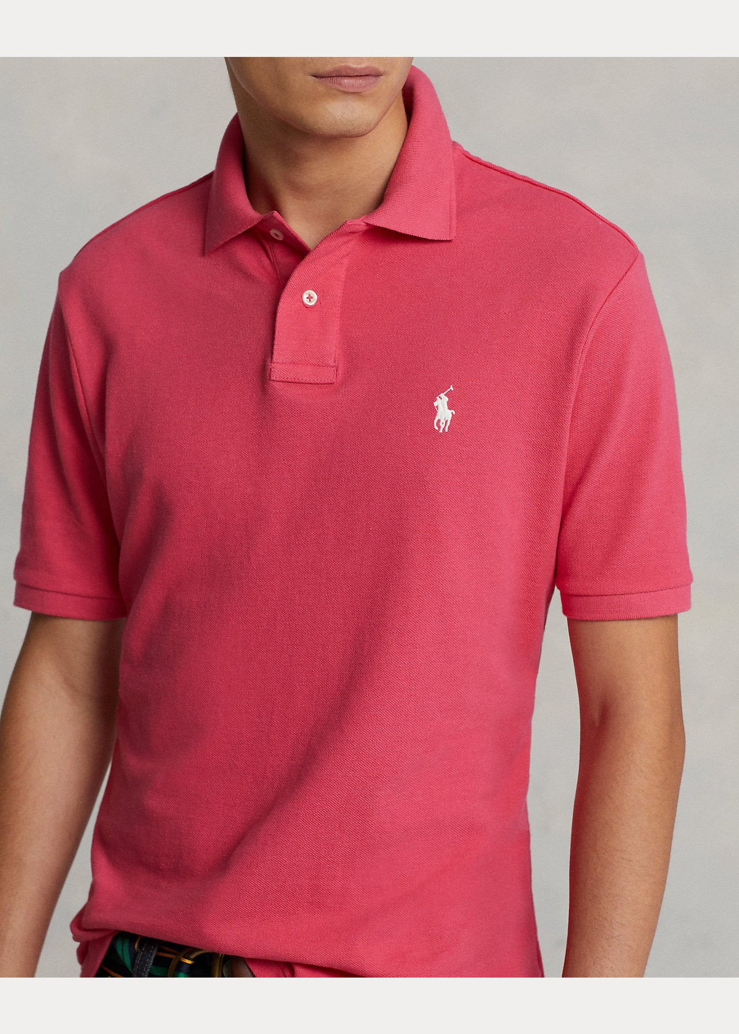 Camisero Polo Ralph Lauren- Custom Fit- Bubblegum
