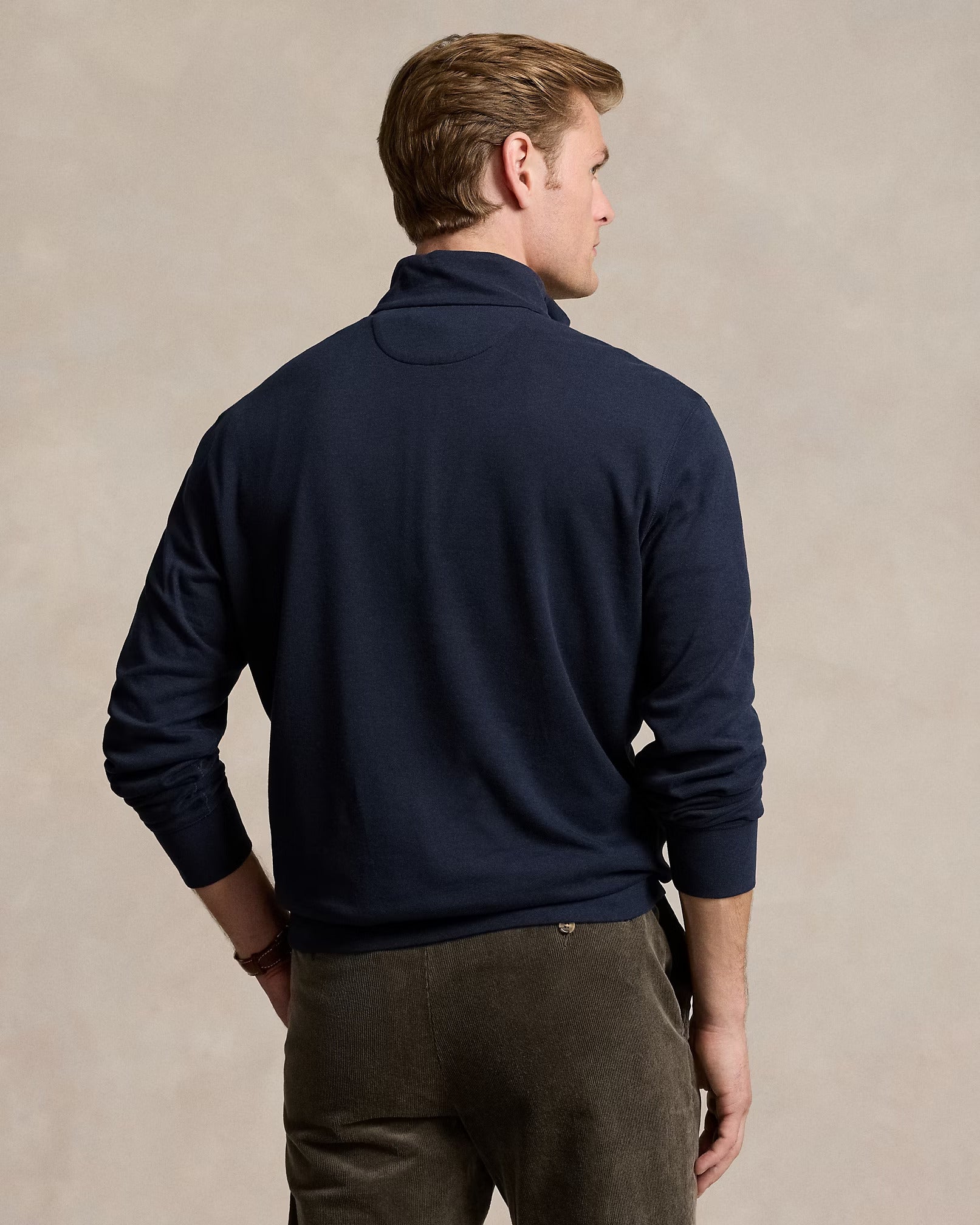 Luxury Sweater Ralph Lauren 1/4 Zip - Azul Navy